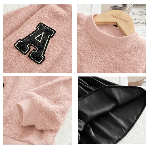 Bear Leader Girls' Plush A-Line 2-Piece Set - Image 24