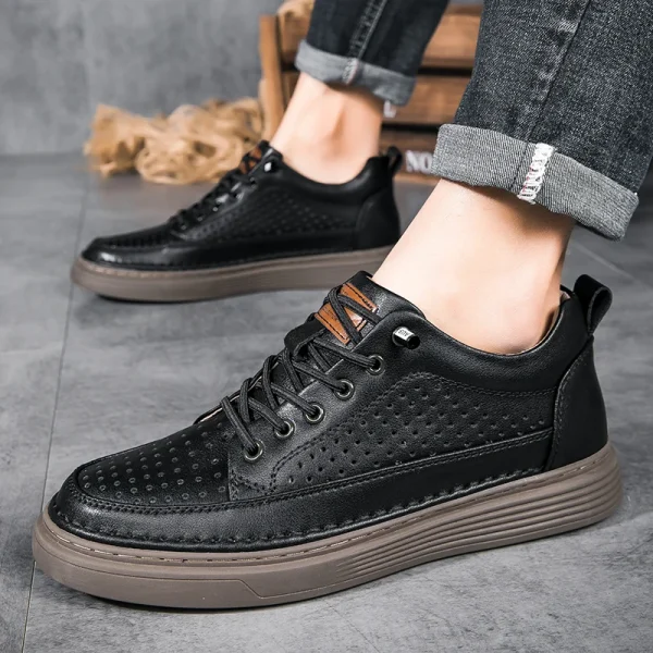 Men Breathable Leather luxe - Image 18