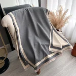 New Warm Luxury Cashmere Scarf Women Plain color Fashion Shawl and Wraps Ladies Blanket Foulard Winter Pashmina Bandana Bufanda - Image 20