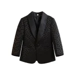 Kids' 3-Piece Formal Blue Suit - Image 11