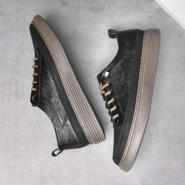 Men Skateboarding Shoes Leather - Image 15