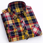 Cotton plaid shirt - Image 13