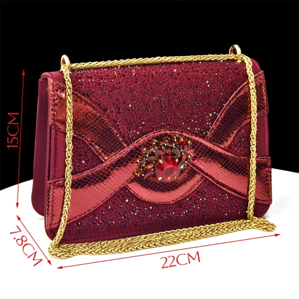 Women's Peep-Toe Heels with handbag - Image 2