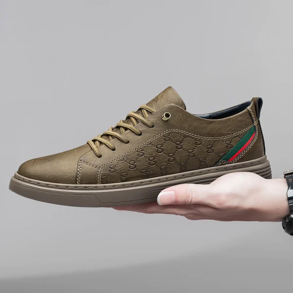 Italian Brand Men's Khaki kicks - Image 29
