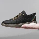 Italian Brand Men's Khaki kicks - Image 18