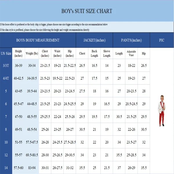 Boys' Elegant Black 2-Piece Suit - Image 5