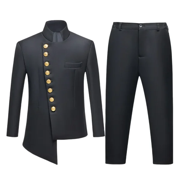 Boys' Elegant Black 2-Piece Suit - Image 6