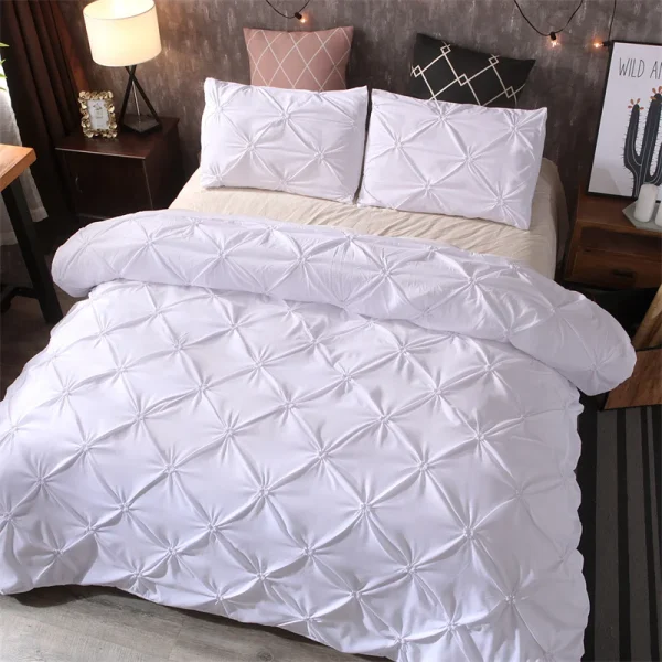 3-piece gray duvet cover Bad set - Image 10