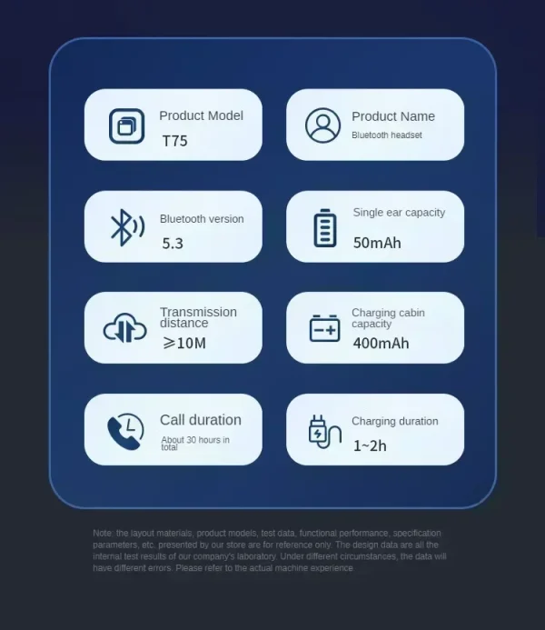 T75 Fone Bluetooth Headset 5.3 Wireless Air Conduction Headphones Clip Ear Music Noise Canceling HD Call Sports Gaming Earphone - Image 29