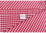 Plaid Checkered Short Sleeve 100% Cotton Shirt Button - Image 49