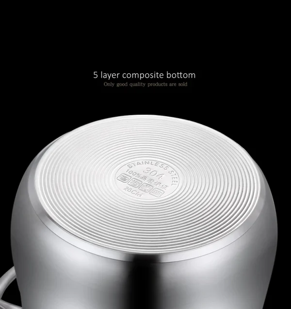 GEDO LFGB 304 Stainless Steel Stewing Pot - Image 31