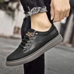 Men Skateboarding Shoes Leather - Image 22