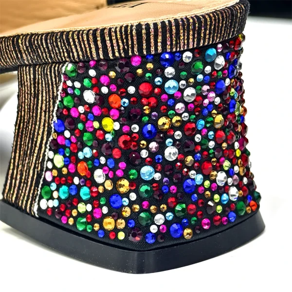 Women's Peep-Toe Heels with handbag - Image 16