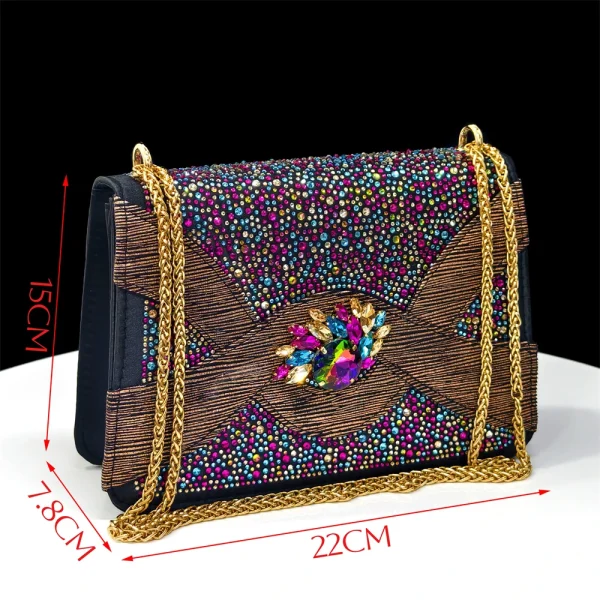 Women's Peep-Toe Heels with handbag - Image 13