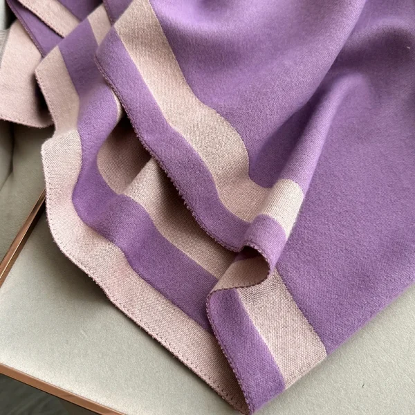 New Warm Luxury Cashmere Scarf Women Plain color Fashion Shawl and Wraps Ladies Blanket Foulard Winter Pashmina Bandana Bufanda - Image 13