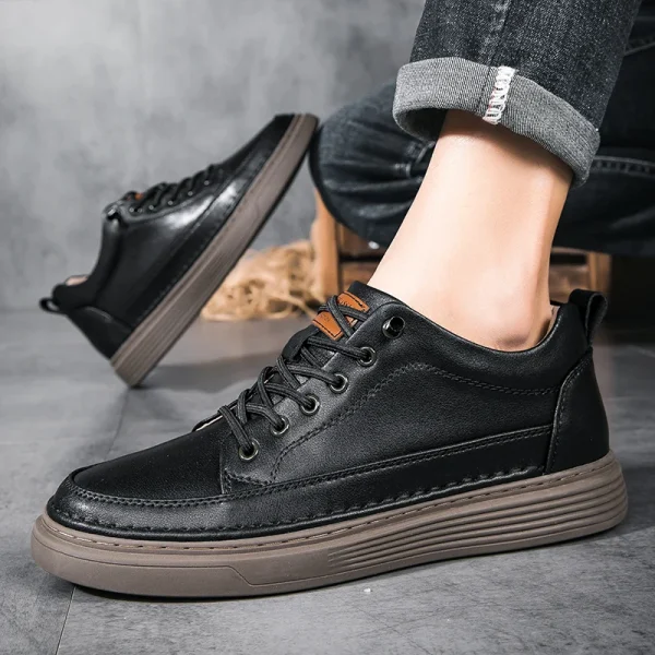 Men Breathable Leather luxe - Image 16