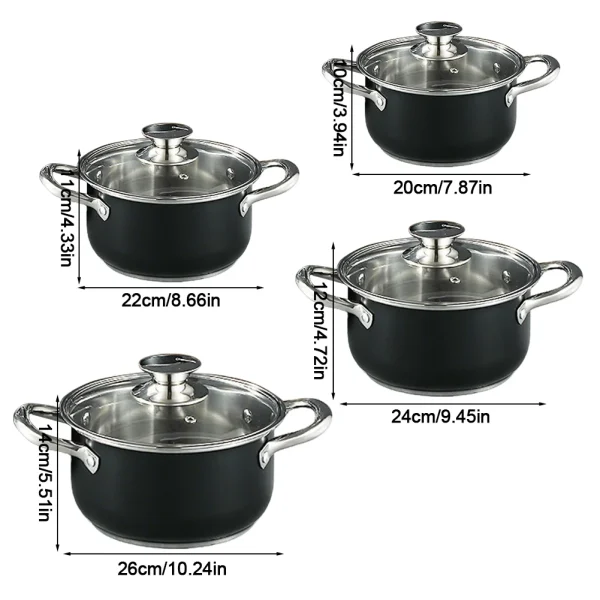 Stainless steel 8-piece set - Image 7