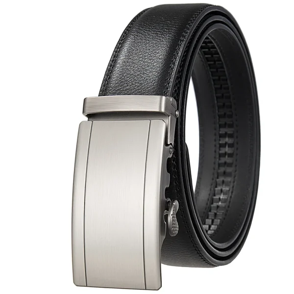 Famous Brand Belt Male Designer Automatic Buckle Genuine Leather Men Belt  Luxury Belts for Men 3.5cm New Black Brown Plus Size - Image 19