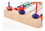 Wooden Bead Maze: Animal & Fruit Sensory Toy - Image 14