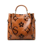 Top Handle Bucket Bag Set