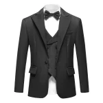 Boys' 3-Piece Burgundy Tuxedo - Image 19