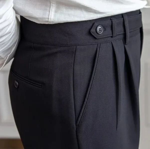 Man Suits Pants Fluid Khaki Draped Trousers for Men Baggy Suit Korean Style Clothes Reviews Many Slacks High Quality Dress Up - Image 39