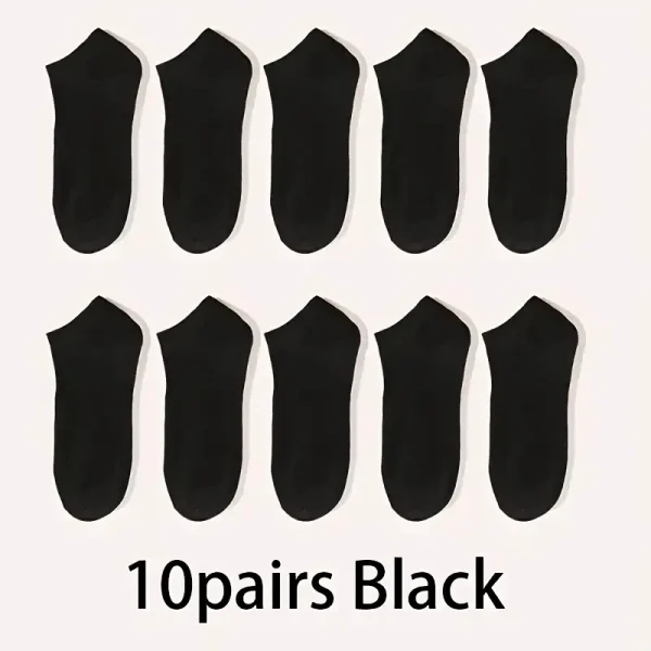 5/10-Pack Unisex Comfort-Fit Ankle Socks For All, Breathable & Lightweight - Ideal For Sports & Daily Wear - Image 13