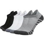 12 Pairs Men's Mesh Breathable Sports Ear Lifting Socks All Season Solid Color Low Cut Casual Mens Short Tube Socks - Image 9