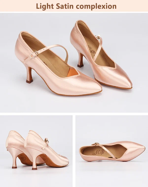 Satin dance shoes - Image 38