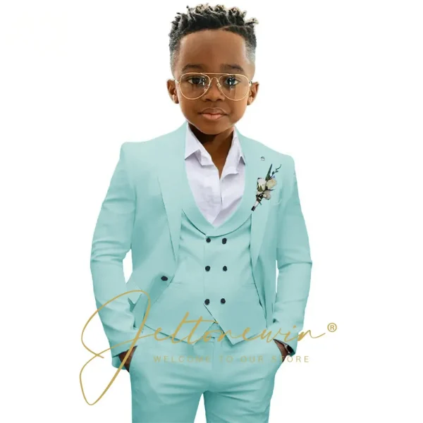 Boys' 3-Piece "Casual-Formal" Suit Set - Image 9