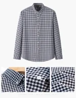 plaid shirts for man slim fit formal casual - Image 21