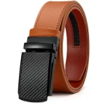 New Mens Belt Automatic Genuine Leather Luxury Belt of Men Male Metal Automatic Buckle Designer High Quality Waist Belt Black - Image 9