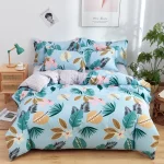 3pcs Dark Blue Striped Style Duvet Cover Set for Boy Geometric Pattern Luxury Hotel Room Decor 100% Cotton Skin-friendly Bedding - Image 57