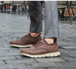 Mens Brogues Leather Casual Shoes - Image 33