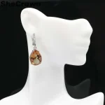 Zultanite Color-Changing Jewelry Set (Earrings & Pendant) - Image 13
