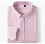 slim-fit striped Oxford shirt - Image 14
