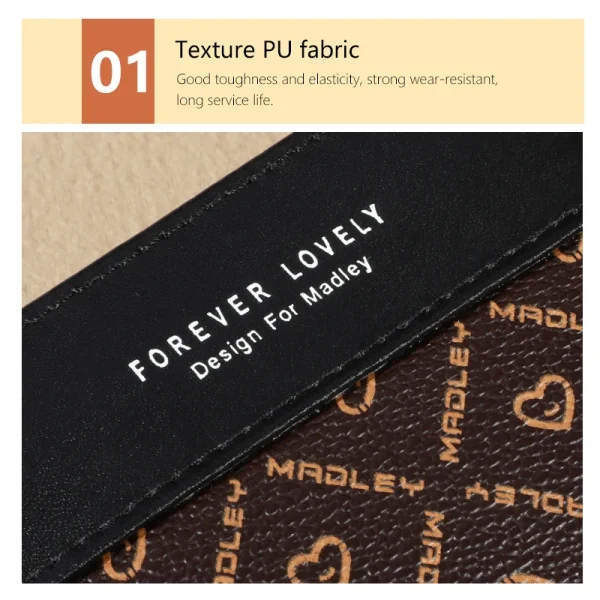 RFID Protection Mini Wallet - Chic Faux Leather with Double Zipper, Multiple Card Slots & Slip Pocket, Compact Classic Clutch - Image 10