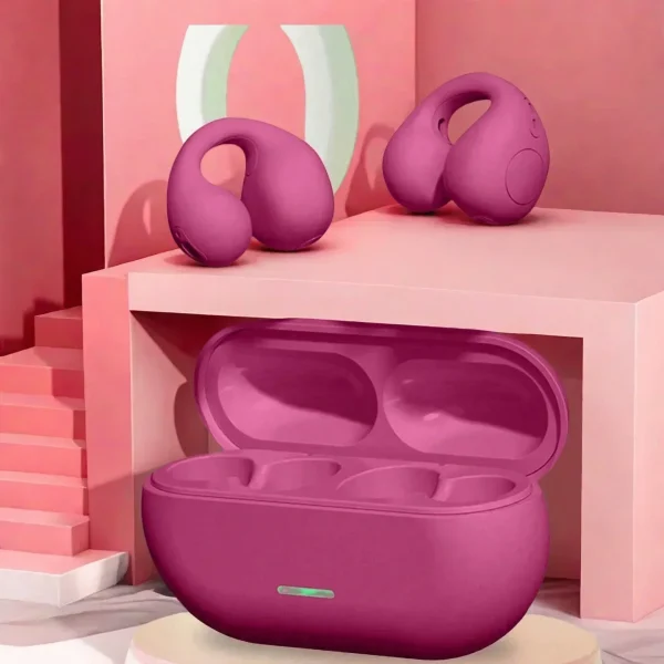 T75 Fone Bluetooth Headset 5.3 Wireless Air Conduction Headphones Clip Ear Music Noise Canceling HD Call Sports Gaming Earphone - Image 3