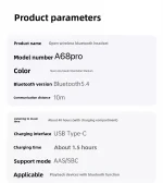 Open-Ear Headphones, Clip-On Earbuds-Wireless Bluetooth Earbuds with Microphone EarHook Sports HiFi Sound Headset - Image 27