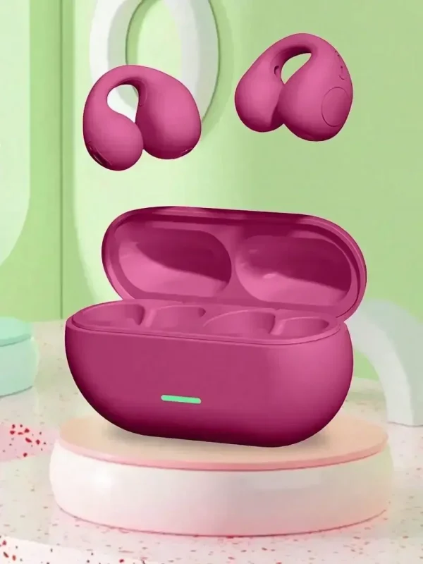 T75 Fone Bluetooth Headset 5.3 Wireless Air Conduction Headphones Clip Ear Music Noise Canceling HD Call Sports Gaming Earphone - Image 10