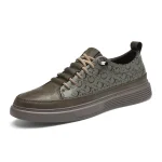 Men Skateboarding Shoes Leather - Image 2