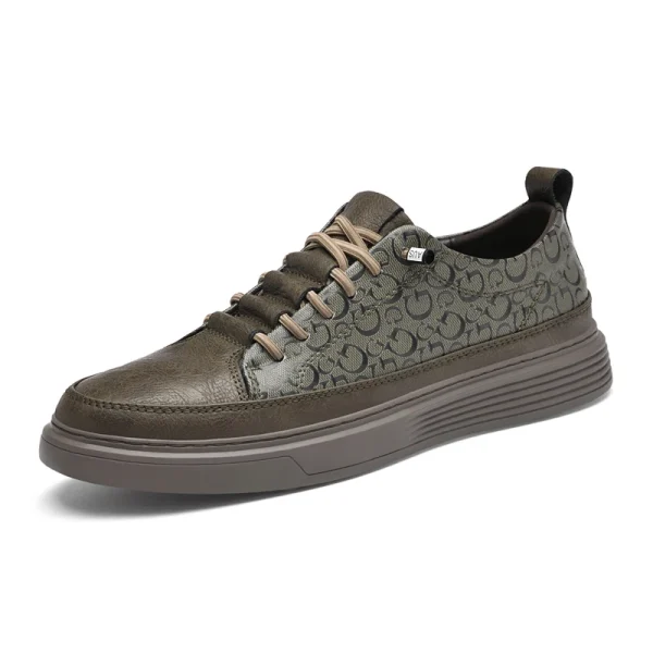 Men Skateboarding Shoes Leather - Image 2