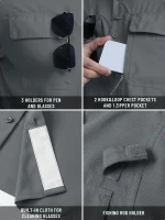 Men's Tactical Long Sleeve UPF Sun Protection Shirt - Image 27