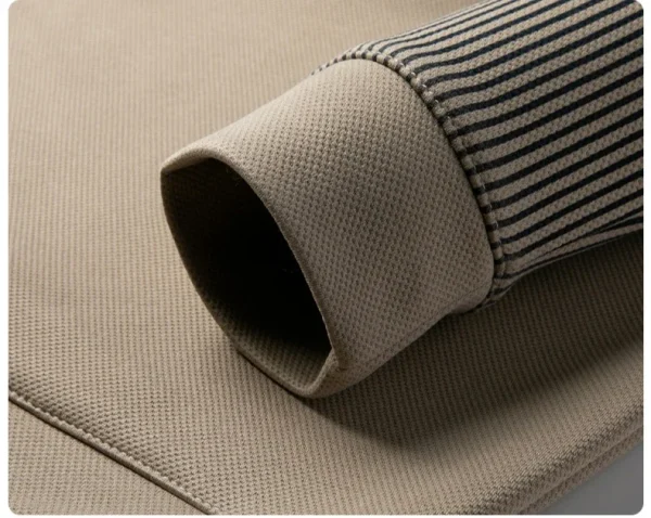 Long Sleeve T-shirt Shirts Winter Fleece Male Lapel Fake Two-piece Striped Regular Fit Thick Plush Warm Knitted Pullover Men Top - Image 44