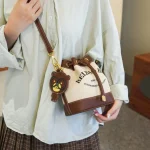 Top Handle Bucket Bag Set - Image 12