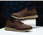 Mens Brogues Leather Casual Shoes - Image 26