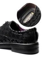 Men Black oxfords shoes - Image 17