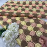 Nigerian Guipure Cord Lace Fabric African Embroidery Fabric 2025 High Quality For Elegant Women Party Sewing Women Asoebi - Image 18