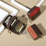 RFID Protection Mini Wallet - Chic Faux Leather with Double Zipper, Multiple Card Slots & Slip Pocket, Compact Classic Clutch - Image 17