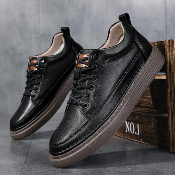 Men Breathable Leather luxe - Image 4